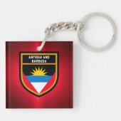 アンティグア・バーブーダ国旗 キーホルダー (裏面)