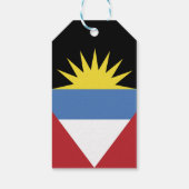 アンティグア・バーブーダ国旗 ギフトタグ (裏面)