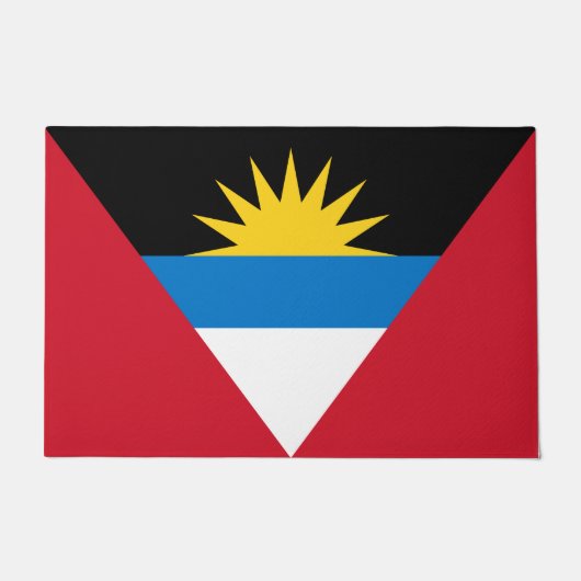 アンティグア・バーブーダ国旗 ドアマット (正面)