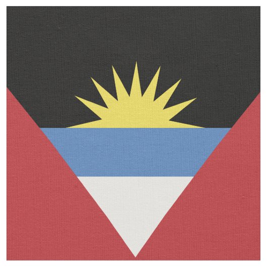 アンティグア・バーブーダ国旗 ファブリック (クローズアップ)