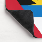 アンティグア・バーブーダ国旗 マウスパッド (コーナー)