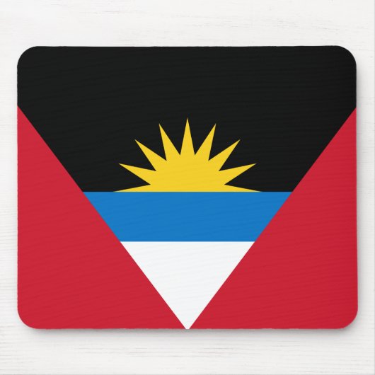 アンティグア・バーブーダ国旗 マウスパッド (正面)