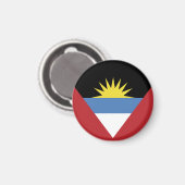 アンティグア・バーブーダ国旗 マグネット (正面/裏面)
