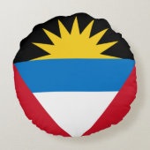 アンティグア・バーブーダ国旗 ラウンドクッション (裏面)