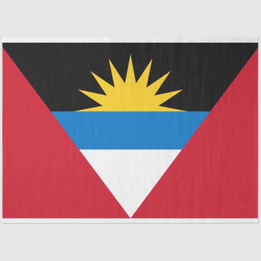 アンティグア・バーブーダ国旗 薄葉紙 (正面)