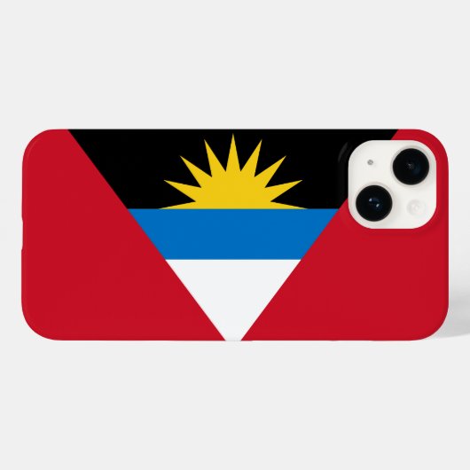 アンティグア・バーブーダ国旗 Case-Mate iPhoneケース (裏面 (横))
