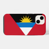 アンティグア・バーブーダ国旗 iPhoneケース (裏面横)
