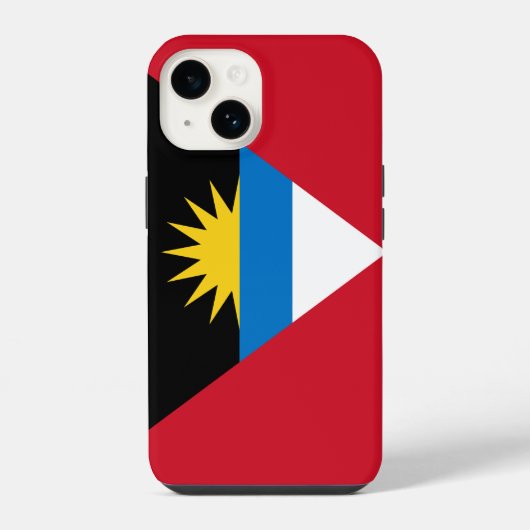 アンティグア・バーブーダ国旗 iPhoneケース (裏面)