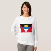 アンティグア・バーブーダ国旗 Tシャツ (正面フル)