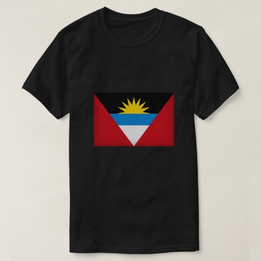 アンティグア・バーブーダ国旗 Tシャツ (デザイン正面)