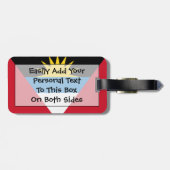 アンティグア・バーブーダ簡単ID ラゲッジタグ (裏面横)