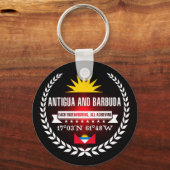 アンティグア・バーブーダ キーホルダー (正面)