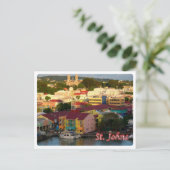 アンティグア・バーブーダ – サンジョンズ –  ポストカード (スタンド正面)