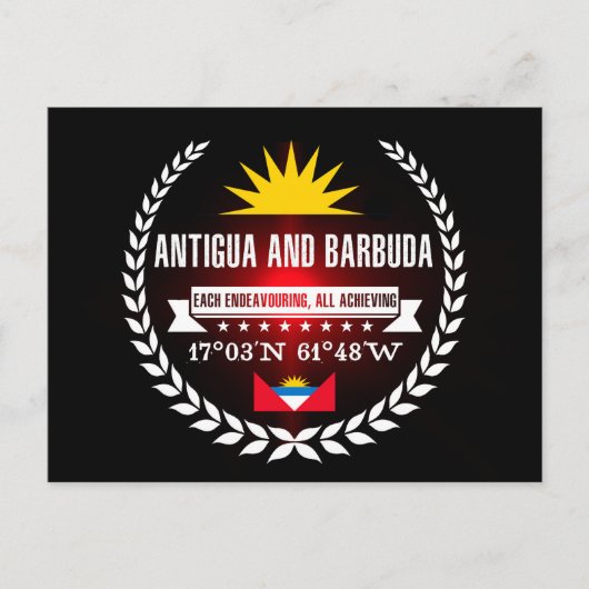 アンティグア・バーブーダ ポストカード (正面)