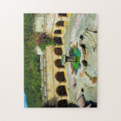 アンティグア・メルセド回廊の噴水。 ジグソーパズル (縦)