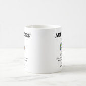 アンティコーン叔母デフィニションユニコーンタイポグラフィ コーヒーマグカップ (中央)