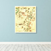 アンティタムの戦い – 南北戦争パノラママップ2 キャンバスプリント (インサイチュ (ウッドフロア))