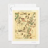 アンティタムの戦い – 南北戦争パノラママップ2 ポストカード (正面/裏面)