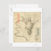 アンティタムの戦い – 南北戦争パノラママップ4 ポストカード (正面/裏面)