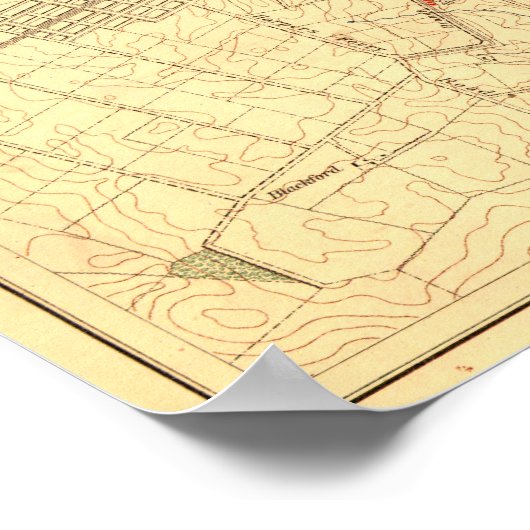 アンティタムの戦い – 南北戦争パノラママップ ポスター (角)