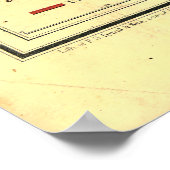 アンティタムの戦場の内戦の地図1862 ポスター (角)