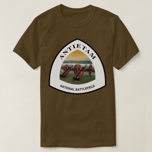 アンティタム国家戦場トレイルマーカー Tシャツ (デザイン正面)
