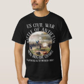 アンティタム戦闘米国南北戦争鉄旅団の任務 Tシャツ (正面)