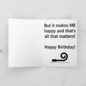 アンティナタリストの誕生日カード カード (内部)