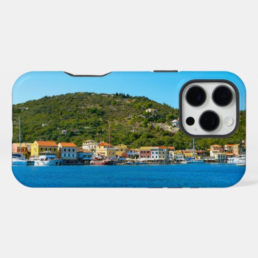 アンティパクソスハーバーコースト iPhoneケース (裏面横)