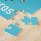 アンティパロスギリシャの旅行地図 ジグソーパズル (側面)