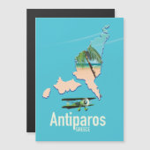 アンティパロス ギリシャ 旅行地図 (正面/裏面)