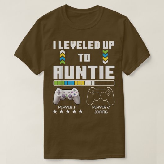 アンティビデオゲームプレーヤー妊娠Aまで平準化 Tシャツ (デザイン正面)