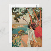 アンティブコートダジュールヴィンテージ ポストカード (正面/裏面)