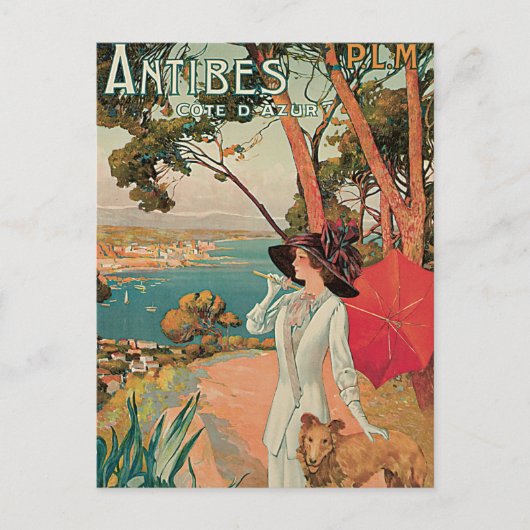 アンティブコートダジュールヴィンテージ ポストカード (正面)