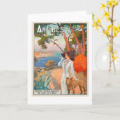 アンティブポスターの挨拶状 カード (黄色い花)