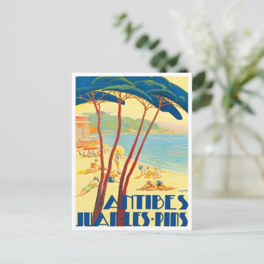 アンティベスフランスヴィンテージ旅行 ポストカード (スタンド正面)