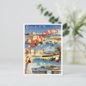 アンティベスフランスヴィンテージ旅行 ポストカード (スタンド正面)