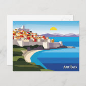 アンティベスフランス旅行 ポストカード (正面/裏面)