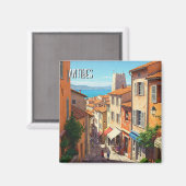 アンティベスフランス旅行 マグネット (正面/裏面)