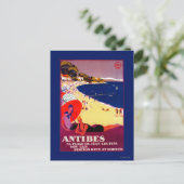 アンティベスヴィンテージポスターヨーロッパ ポストカード (スタンド正面)