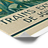 アンティベス、フランスヴィンテージ旅行 ポスター (角)