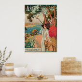 アンティベス、フランスヴィンテージ旅行 ポスター (キッチン)
