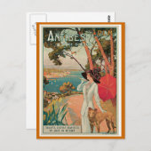 "アンティベス，フランス"ヴィンテージ旅行 ポストカード (正面/裏面)