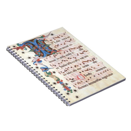 アンティホングレゴリアントチャント中世原稿 ノートブック (右側)