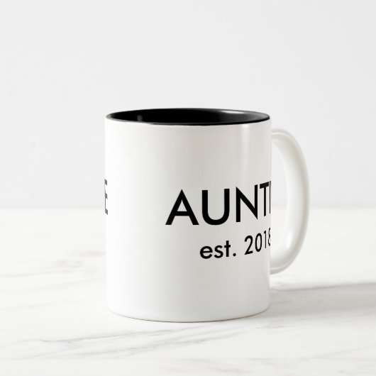 アンティマグ |新生児妊娠のお知らせプレゼント ツートーンマグカップ (正面右)