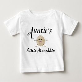 アンティリトルマンチキン姪甥可愛い幼児 ベビーTシャツ