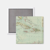 アンティル諸島または西インディ マグネット (正面/裏面)