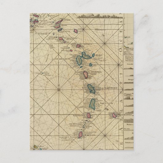 アンティル、チャリビー諸島 ポストカード (正面)