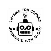 アンティークおもちゃロボットありがとう ラバースタンプ (インプリント)