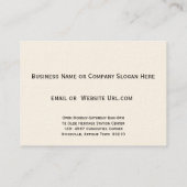 アンティークおよび収集品の古い木のトランク 名刺 (裏面)